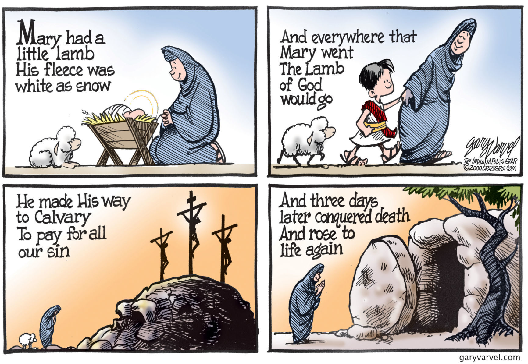 Sunday cartoon